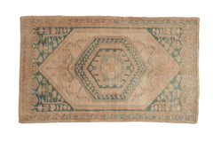 2.5x4 Vintage Distressed Oushak Rug