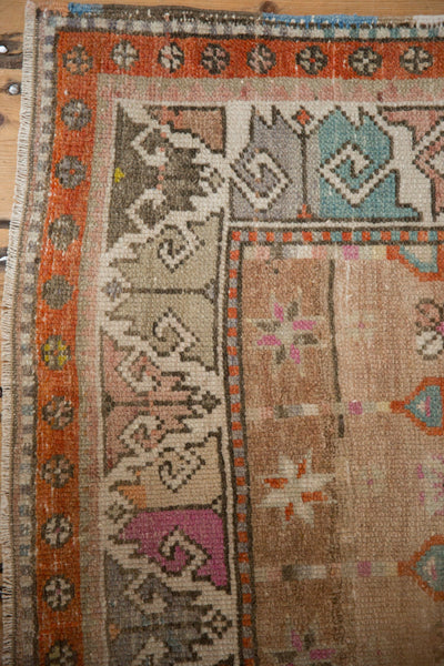 Vintage Distressed Oushak Rug Runner // ONH Item: 12764, Image 3