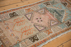 2.5x5.5 Vintage Distressed Oushak Rug Runner