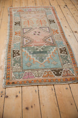 2.5x5.5 Vintage Distressed Oushak Rug Runner