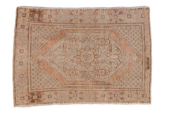 2.5x4 Vintage Distressed Oushak Rug