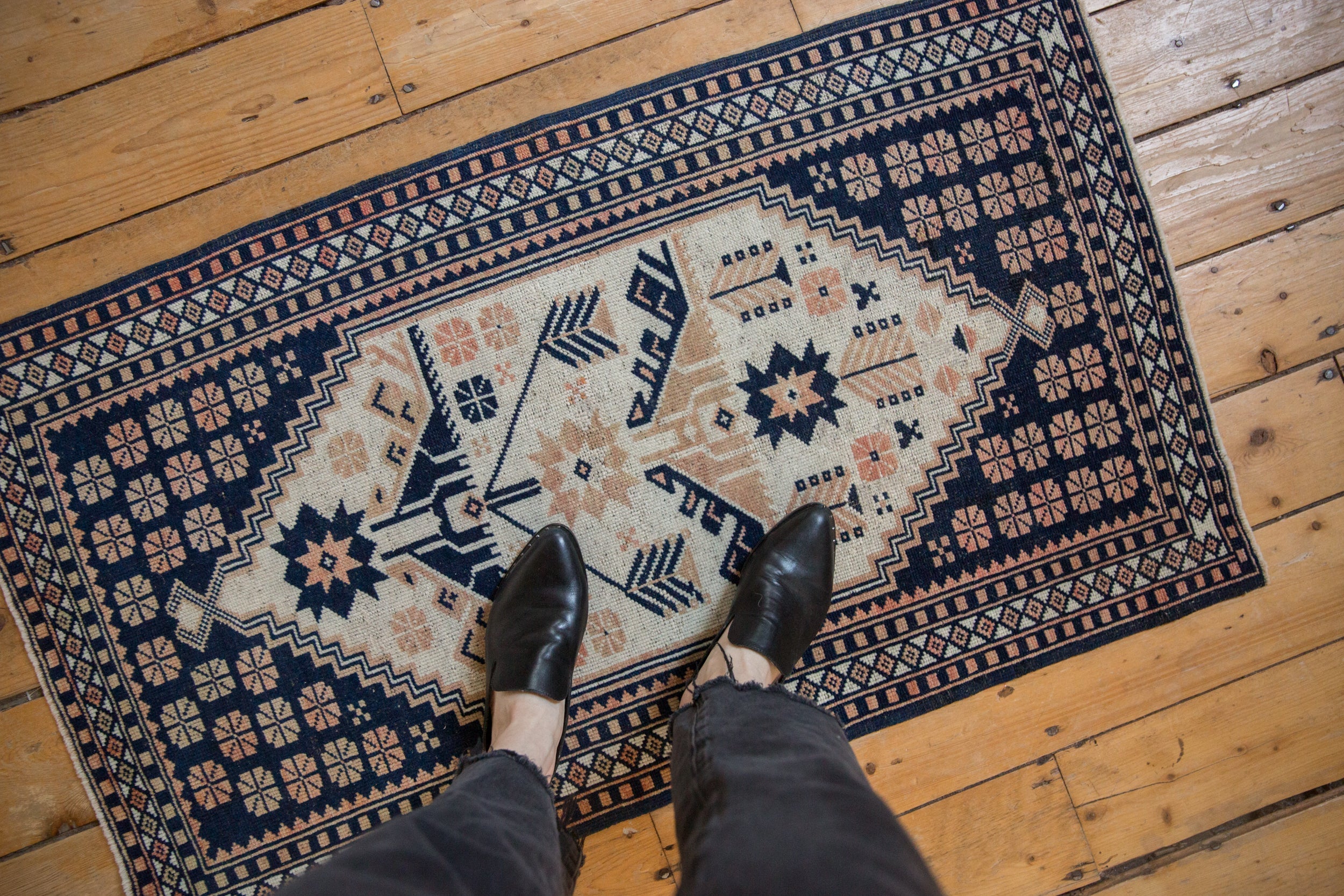 Vintage Distressed Dosemealti Rug Runner // ONH Item: 12766, Image 1