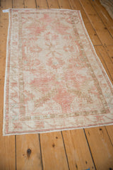 2.5x5.5 Vintage Distressed Oushak Rug Runner