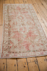 2.5x5.5 Vintage Distressed Oushak Rug Runner