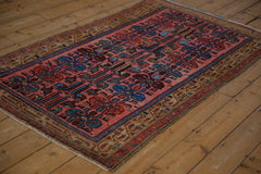 3.5x6.5 Vintage Kurdish Hamadan Rug