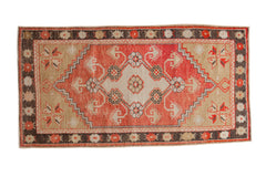 3x5.5 Vintage Distressed Oushak Rug