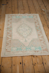 2.5x4 Vintage Distressed Oushak Rug