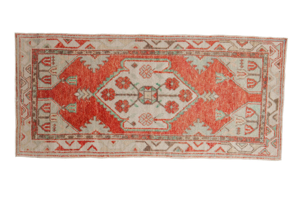Vintage Distressed Oushak Rug Runner // ONH Item: 12773