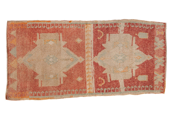 Vintage Distressed Kars Rug Runner // ONH Item: 12774