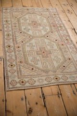 2.5x4 Vintage Distressed Oushak Rug