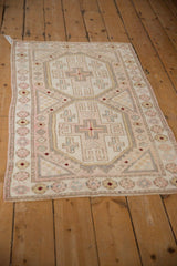 2.5x4 Vintage Distressed Oushak Rug