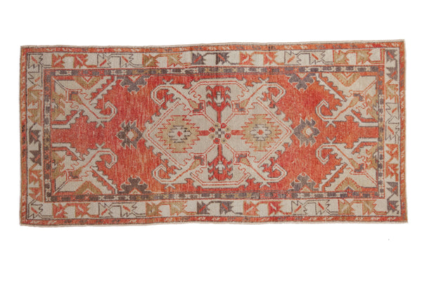 Vintage Distressed Oushak Rug Runner // ONH Item: 12777