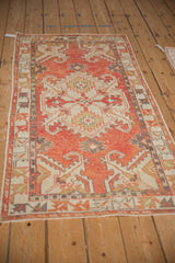 2.5x6 Vintage Distressed Oushak Rug Runner