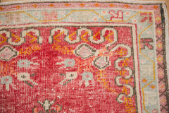 2.5x5.5 Vintage Distressed Oushak Rug Runner