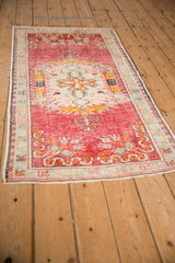 2.5x5.5 Vintage Distressed Oushak Rug Runner