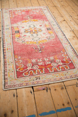 2.5x5.5 Vintage Distressed Oushak Rug Runner