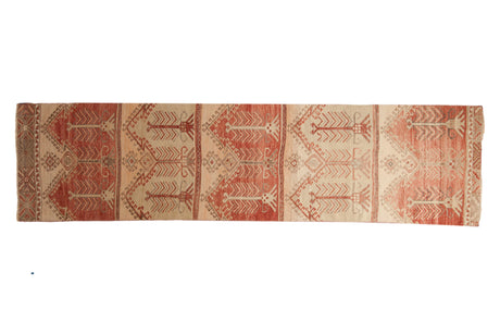 Vintage Distressed Fragment Oushak Rug Runner // ONH Item: 12786