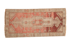 1.5x3.5 Vintage Distressed Oushak Rug Mat Runner