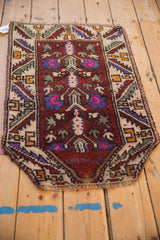 2x3 Vintage Distressed Oushak Rug Mat