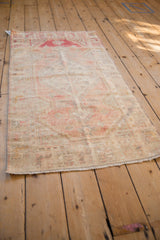 2.5x5 Vintage Distressed Oushak Rug Runner