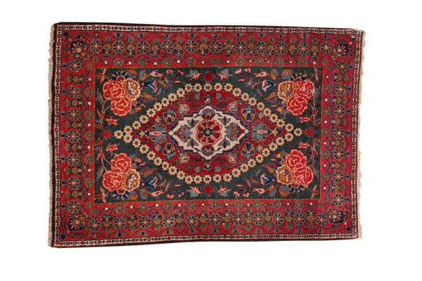 Vintage Fine Kashan Rug Mat // ONH Item: 12798