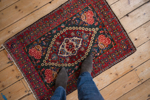 Vintage Fine Kashan Rug Mat // ONH Item: 12798, Image 1