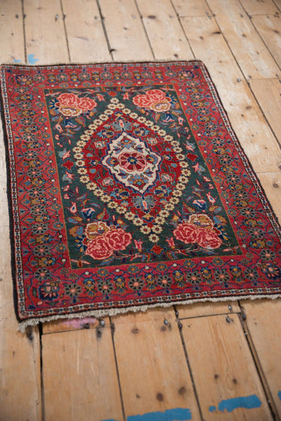 Vintage Fine Kashan Rug Mat // ONH Item: 12798, Image 4
