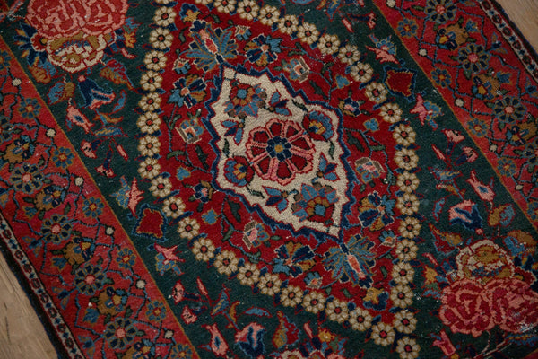 Vintage Fine Kashan Rug Mat // ONH Item: 12798, Image 6