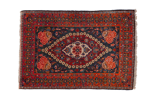 Vintage Fine Kashan Rug Mat // ONH Item: 12799