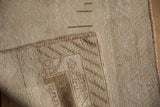 Tightly woven back and secured side cord of a vintage Turkish Malatya rug.