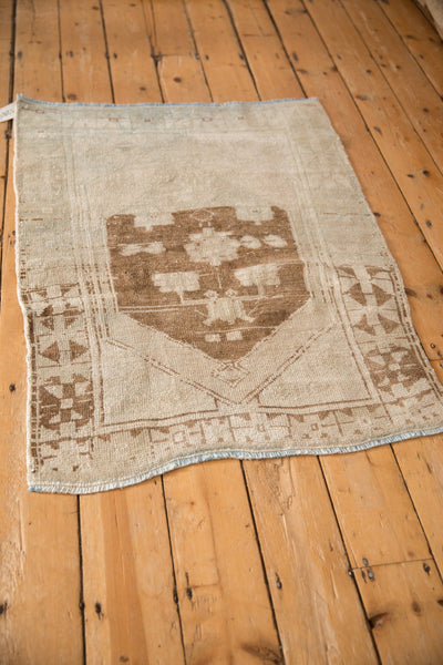 Vintage Distressed Oushak Square Rug // ONH Item: 12813, Image 3