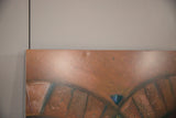 Small surface dent and aged texture on the corner of the Harry Potter foam board poster.