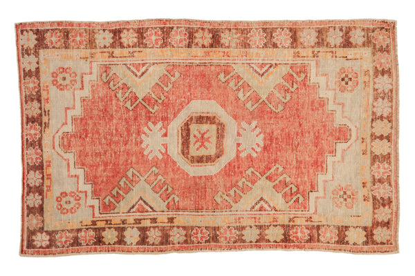 2.5x4.5 Vintage Distressed Oushak Rug // ONH Item 12824