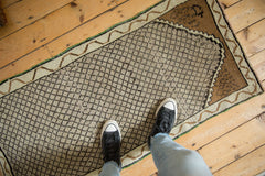 2x4.5 Vintage Distressed Kars Rug Runner // ONH Item 12827, Image 1