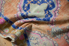 2.5x4.5 Vintage Distressed Oushak Rug // ONH Item 12828, Image 9