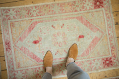 2.5x4 Vintage Distressed Oushak Rug // ONH Item 12829, Image 1