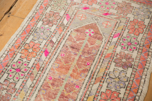 2.5x5 Vintage Distressed Oushak Rug Runner // ONH Item 12831, Image 4