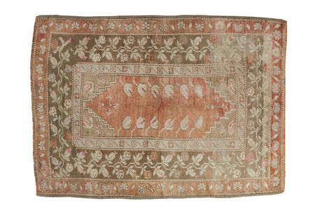 3x4 Vintage Distressed Melas Square Rug // ONH Item 128361