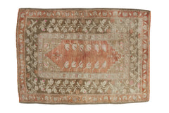 3x4 Vintage Distressed Melas Square Rug // ONH Item 128361