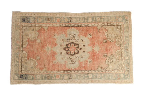 2.5x4.5 Vintage Distressed Oushak Rug // ONH Item 128371