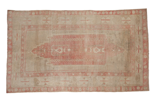 Vintage Distressed Oushak Carpet // ONH Item: 12844