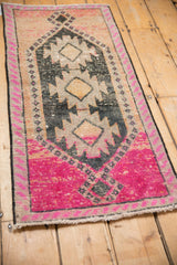 1.5x3.5 Vintage Distressed Kars Rug Mat Runner