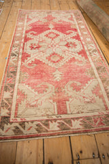 2.5x5.5 Vintage Distressed Oushak Rug Runner