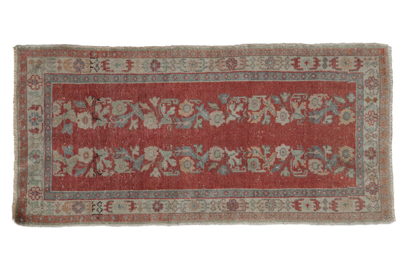 Vintage Distressed Oushak Rug Runner // ONH Item: 12849