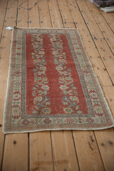 Vintage Distressed Oushak Rug Runner // ONH Item: 12849, Image 3