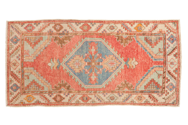 Vintage Distressed Oushak Rug // ONH Item: 12851