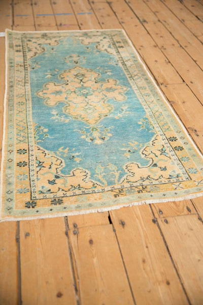 Vintage Distressed Oushak Rug Runner // ONH Item: 12854, Image 3