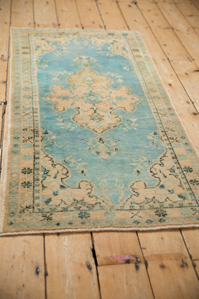 Vintage Distressed Oushak Rug Runner // ONH Item: 12854, Image 4