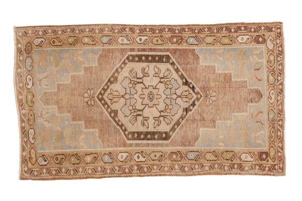 2.5x4.5 Vintage Distressed Oushak Rug // ONH Item: 12855