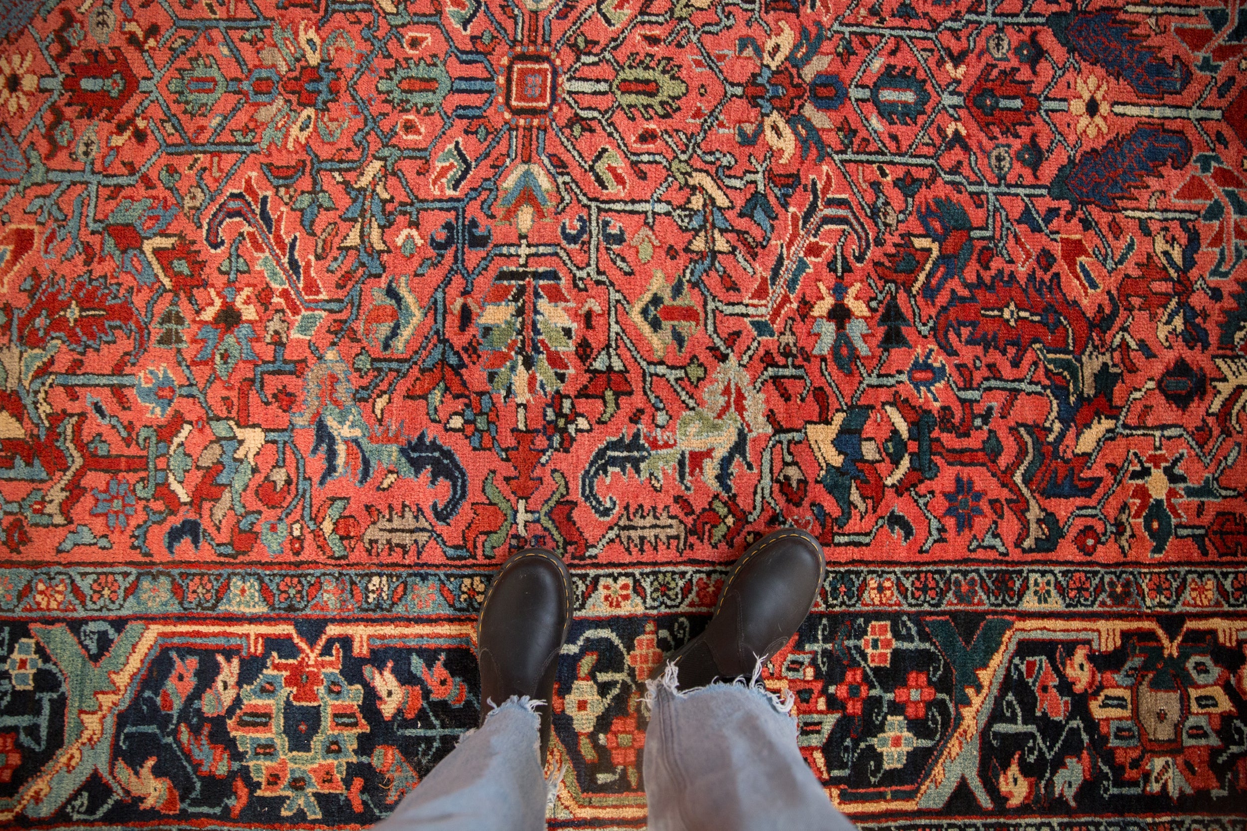 Vintage Heriz Rug Runner // ONH Item: 12861, Image 1